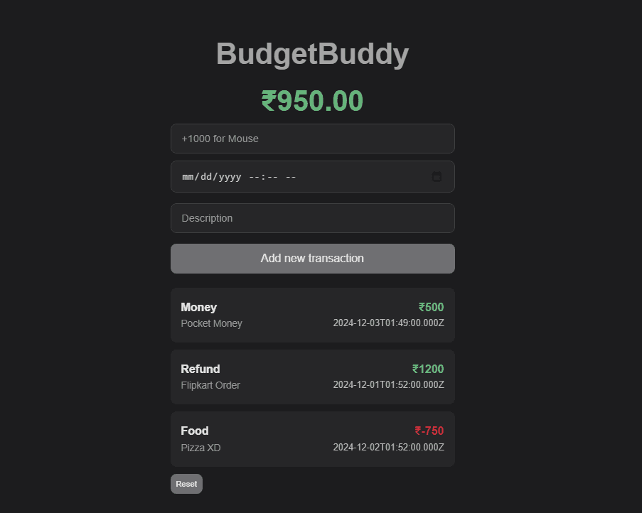 BudgetBuddy
